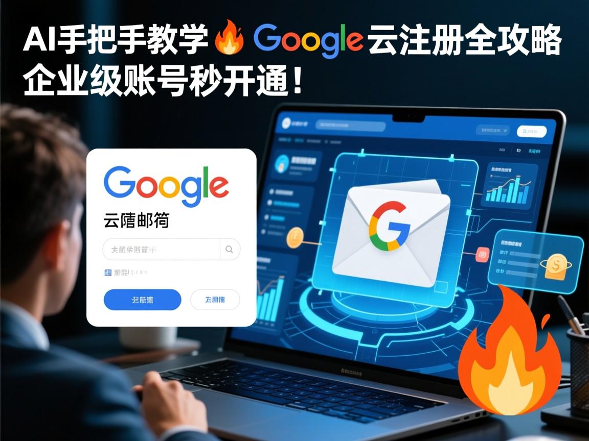 🔥AI手把手教学,谷歌云邮箱注册全攻略,企业级账号秒开通!
