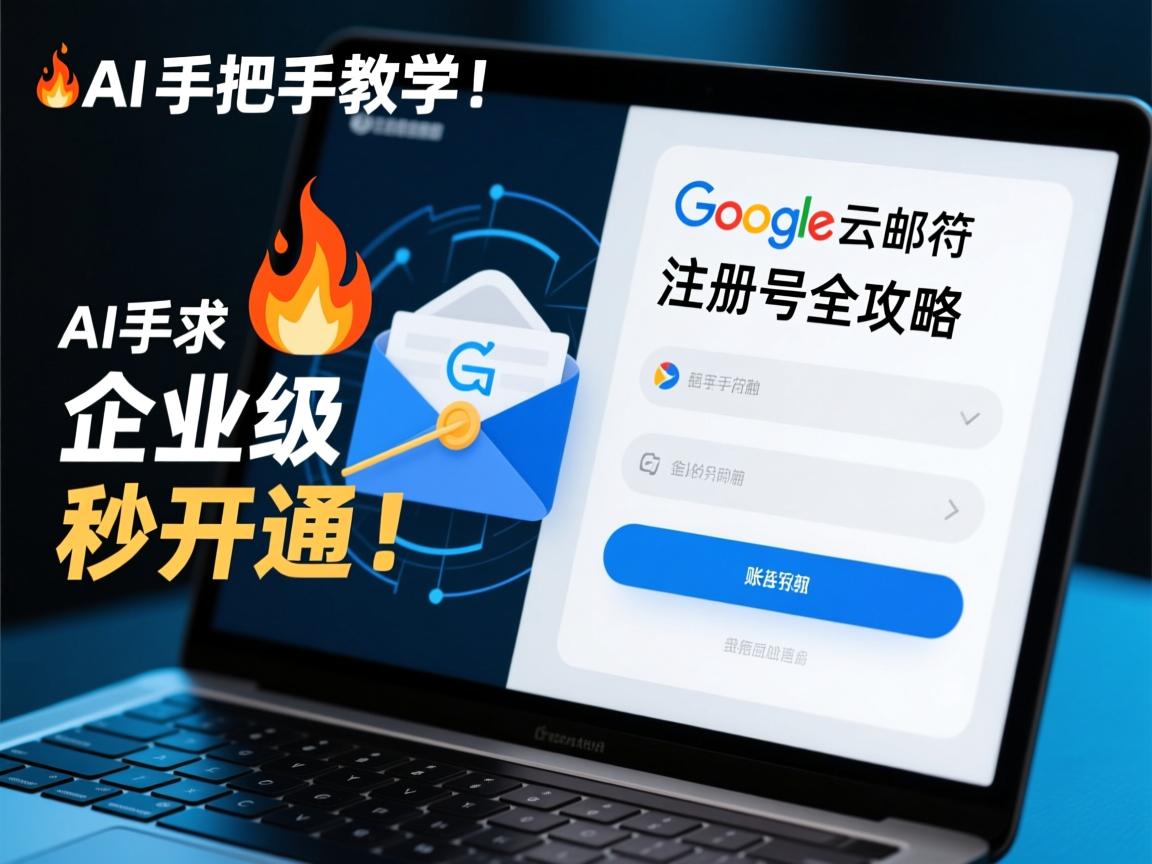 🔥AI手把手教学,谷歌云邮箱注册全攻略,企业级账号秒开通!
