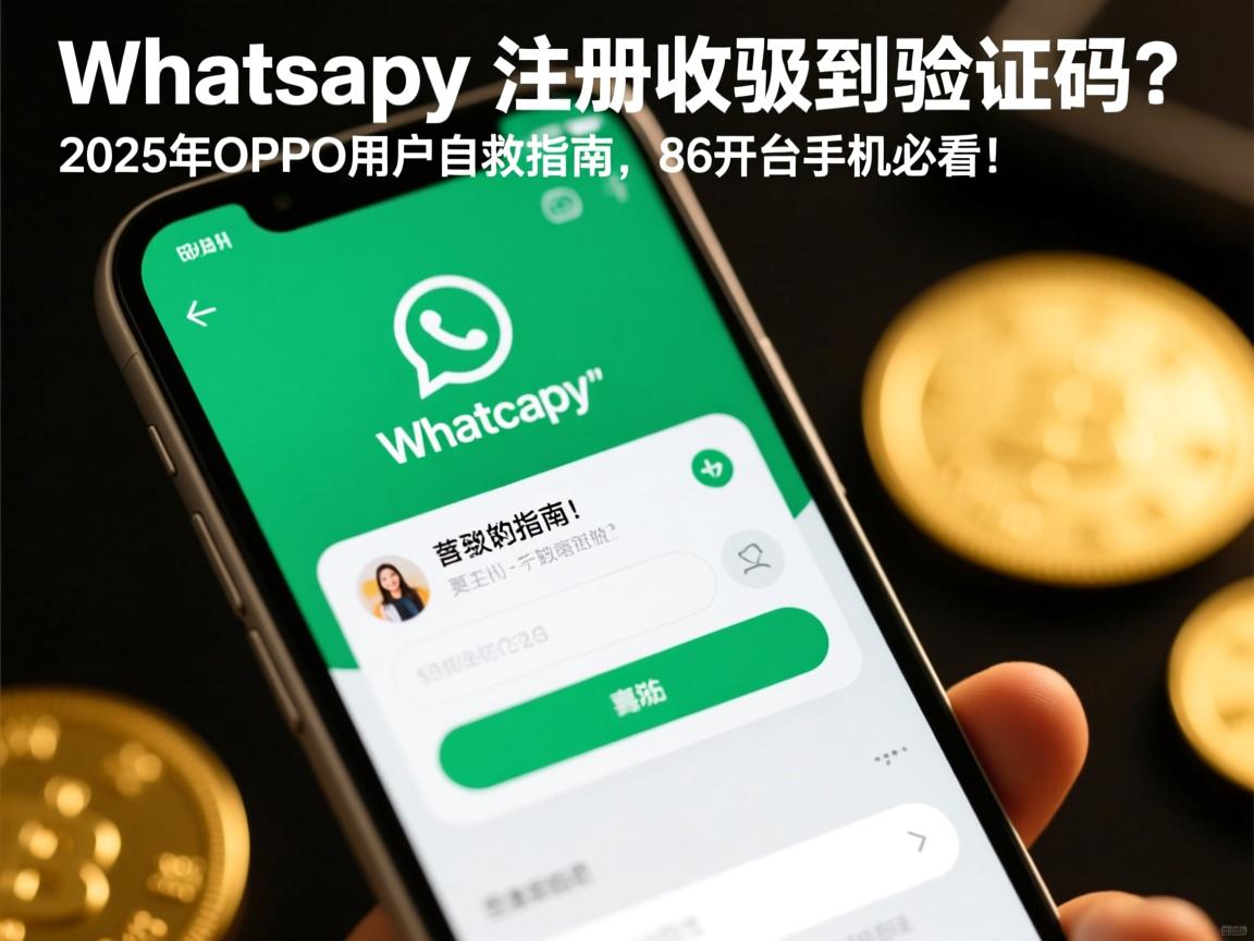 WhatsApp注册收不到验证码?2025年OPPO用户自救指南,86开头手机必看!