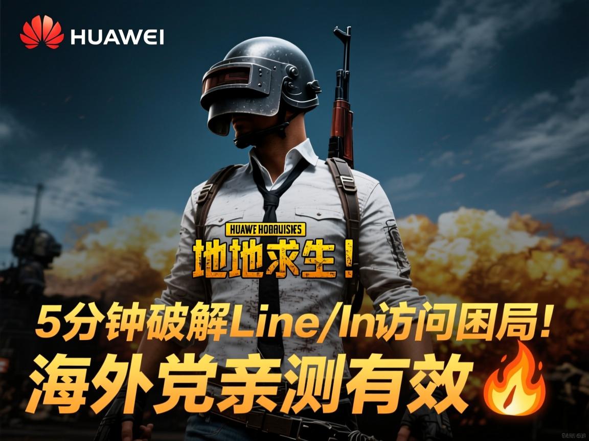 华为手机绝地求生!5分钟破解Line/Ins访问困局,海外党亲测有效🔥