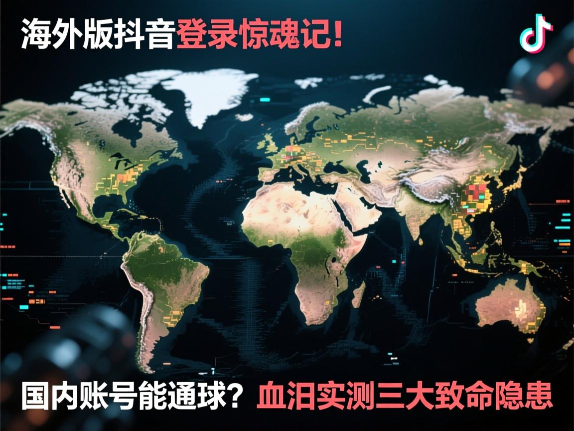 海外版抖音登录惊魂记！国内账号竟能直通全球？血泪实测三大致命隐患