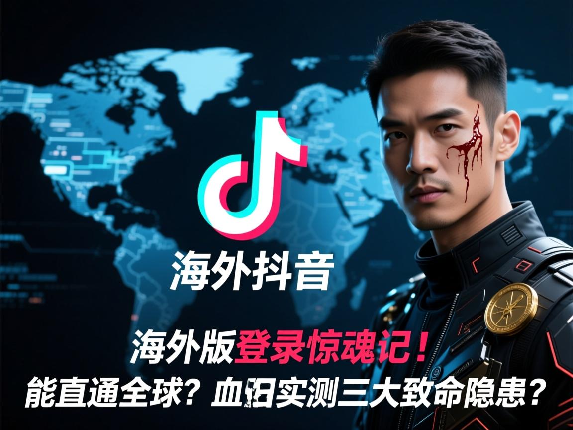 海外版抖音登录惊魂记!国内账号竟能直通全球?血泪实测三大致命隐患