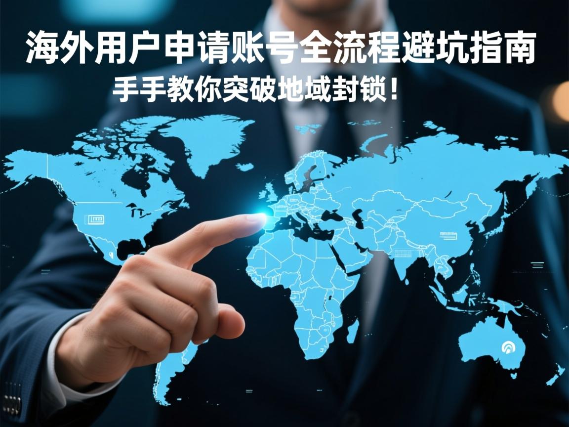 海外用户申请账号全流程避坑指南,手把手教你突破地域封锁!