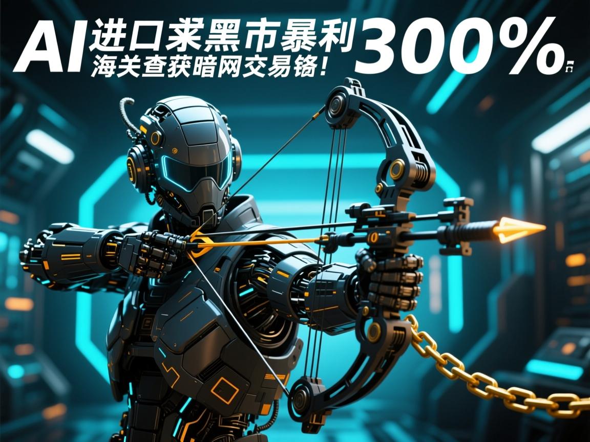 AI拆解,进口弩黑市暴利300%海关查获暗网交易链!