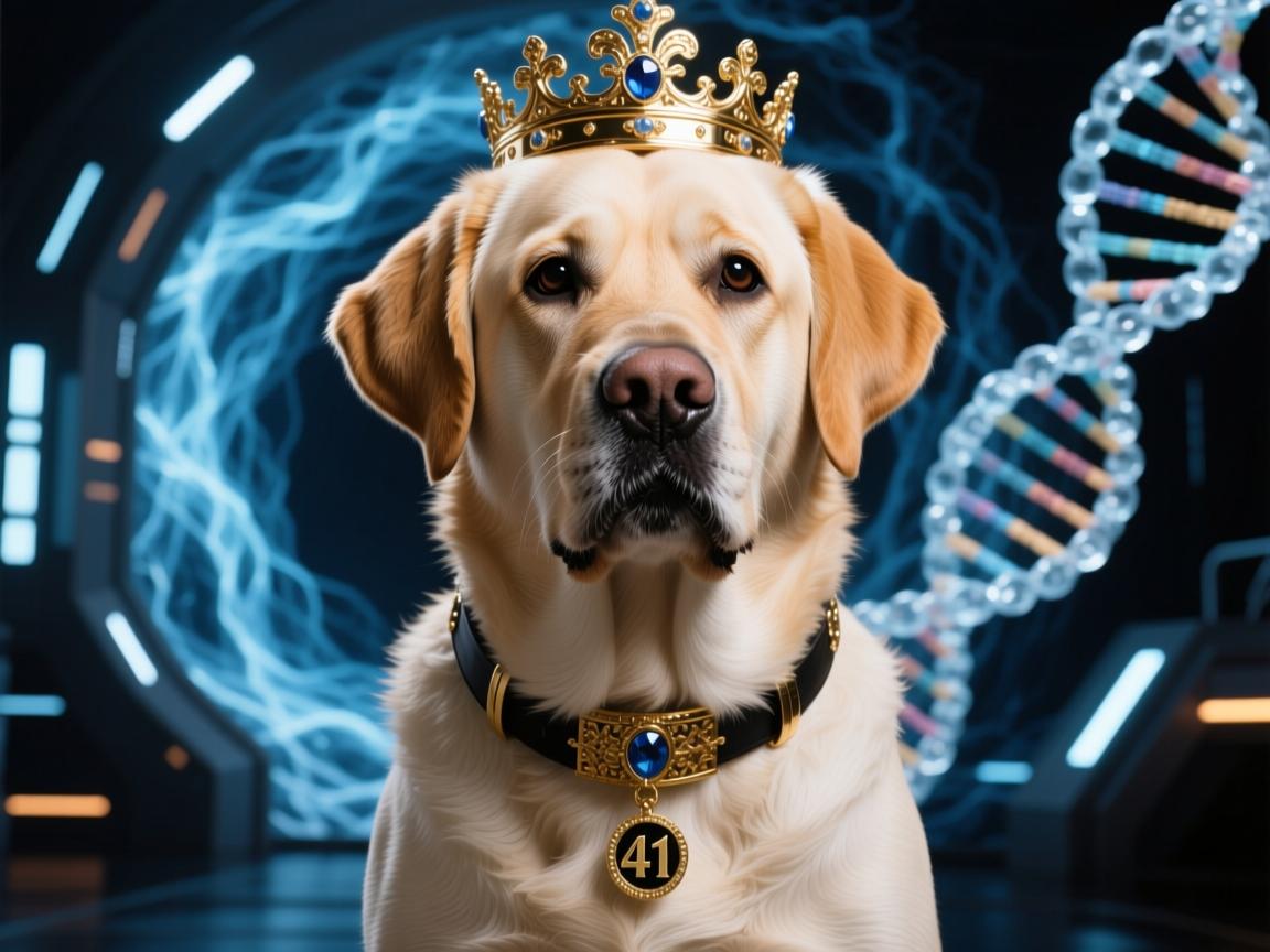 拉布拉多变种41,天价犬王背后的基因狂想与伦理深渊