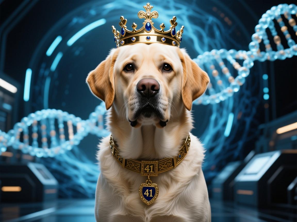 拉布拉多变种41,天价犬王背后的基因狂想与伦理深渊