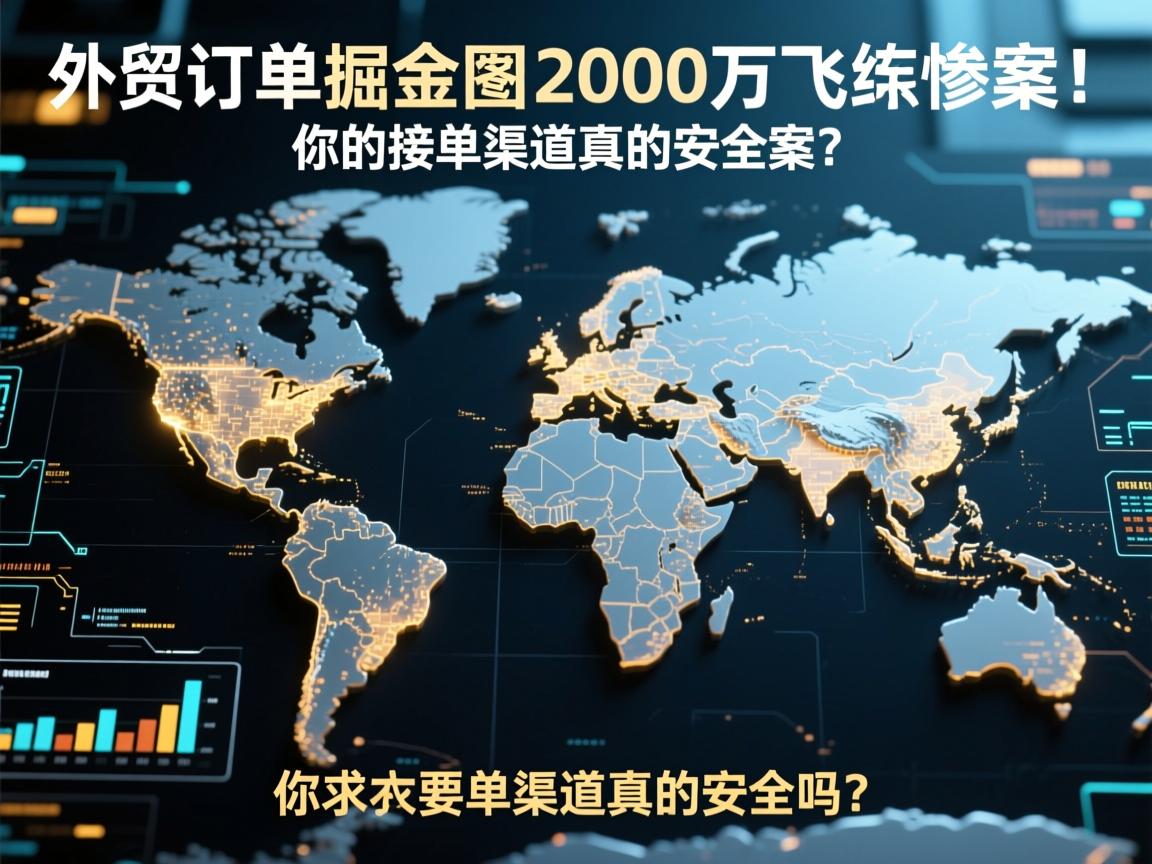 外贸订单掘金地图,2000万大单飞单惨案!你的接单渠道真的安全吗?