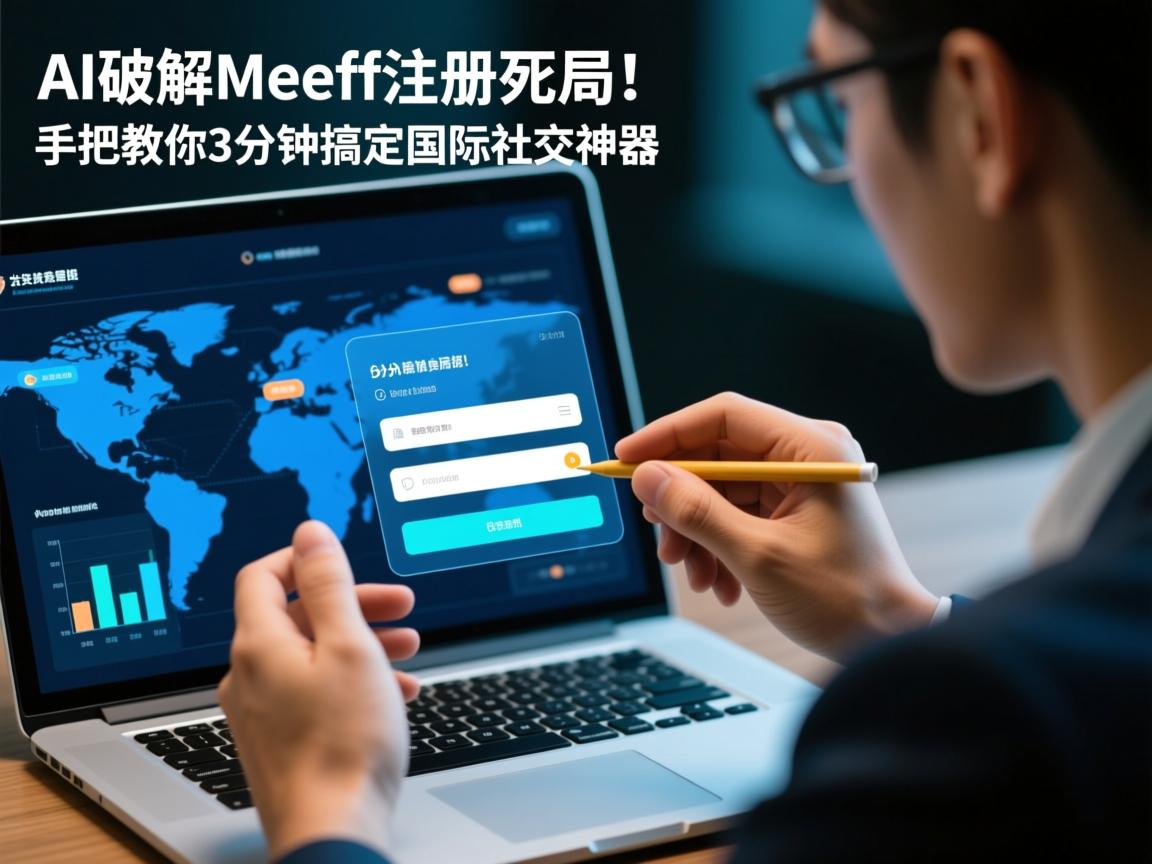 AI破解Meeff注册死局!手把手教你3分钟搞定国际社交神器