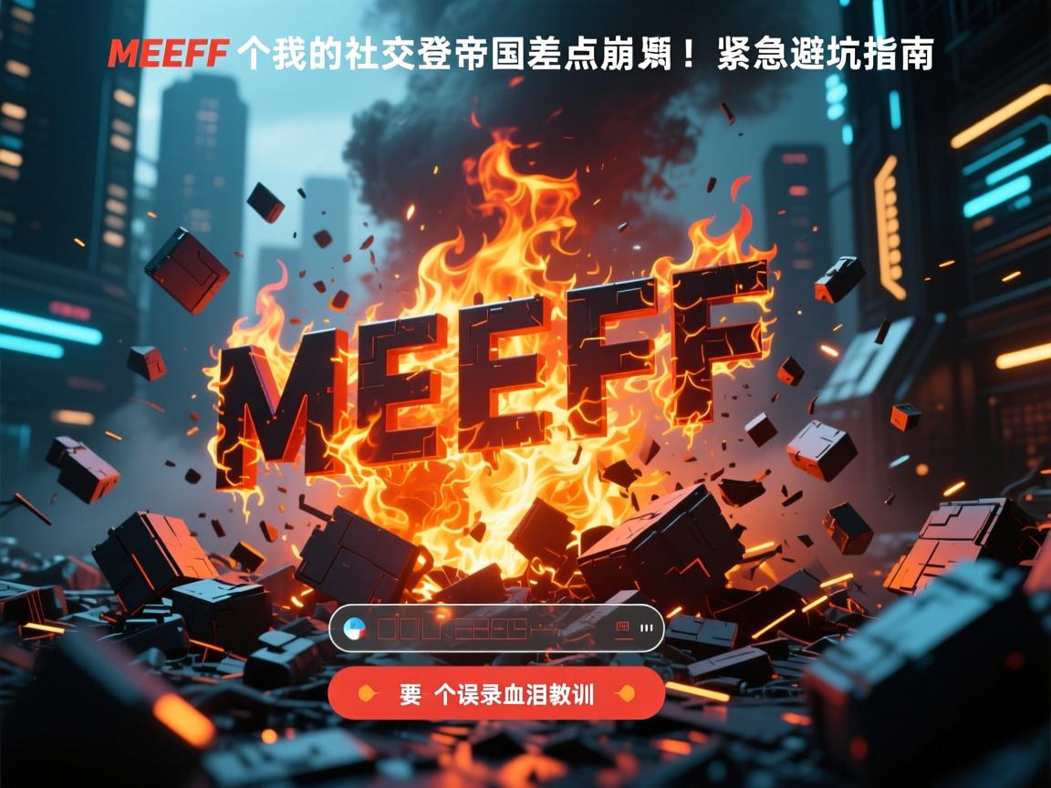 🔥MEEFF登录血泪教训,一个误操作,我的社交帝国差点崩塌!紧急避坑指南