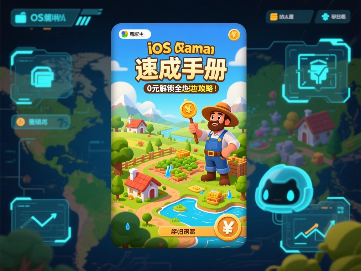 iOS农场主速成手册,0元解锁全地图攻略,老玩家含泪揭秘三大陷阱!