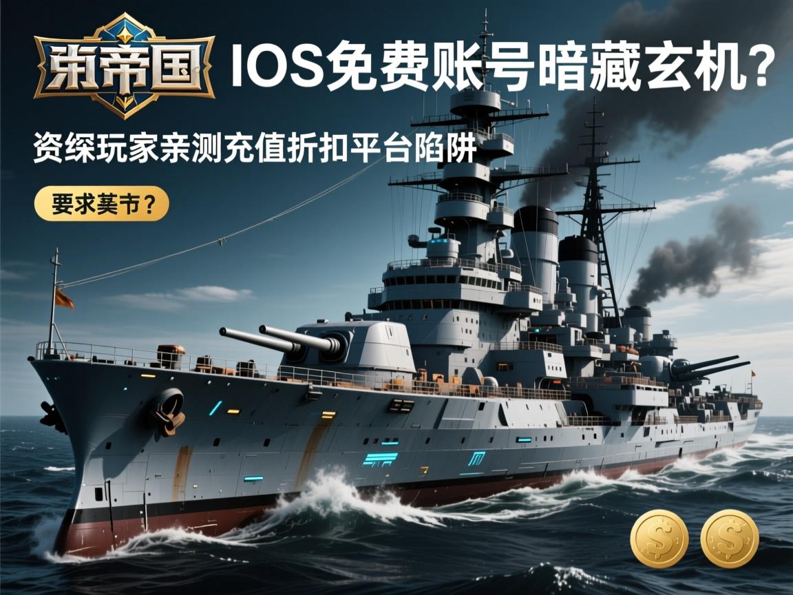 战舰帝国IOS免费账号暗藏玄机?资深玩家亲测充值折扣平台陷阱