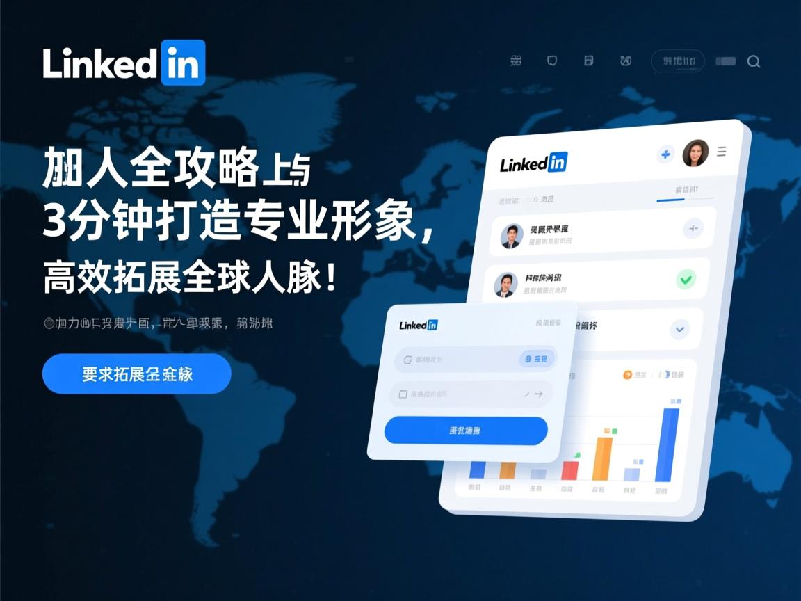 LinkedIn简历上传与加人全攻略，3分钟打造专业形象，高效拓展全球人脉！