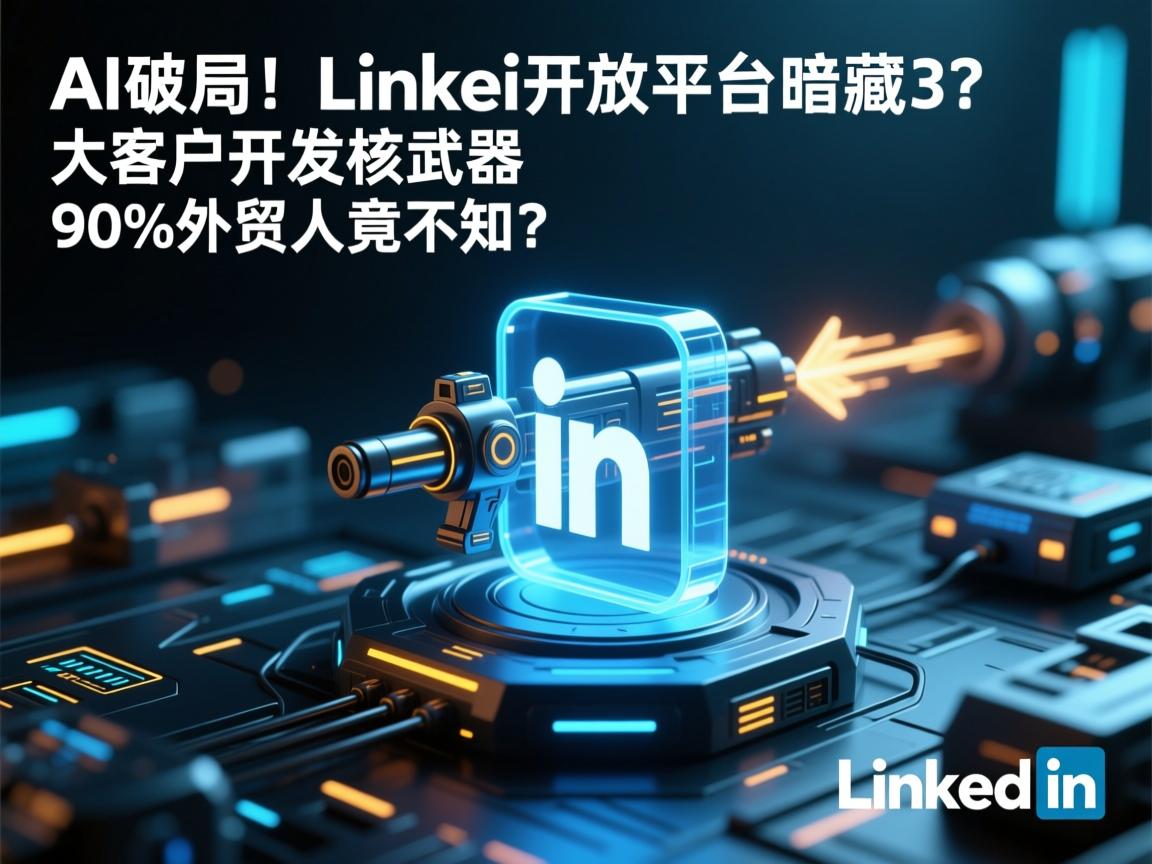 AI破局!LinkedIn开放平台暗藏3大客户开发核武器,90%外贸人竟不知?