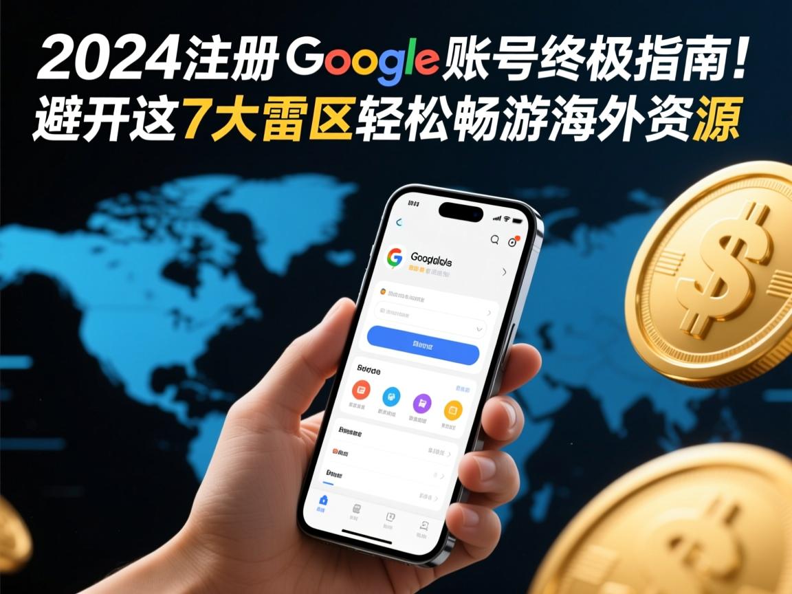 2024手机注册谷歌账号终极指南!避开这7大雷区轻松畅游海外资源