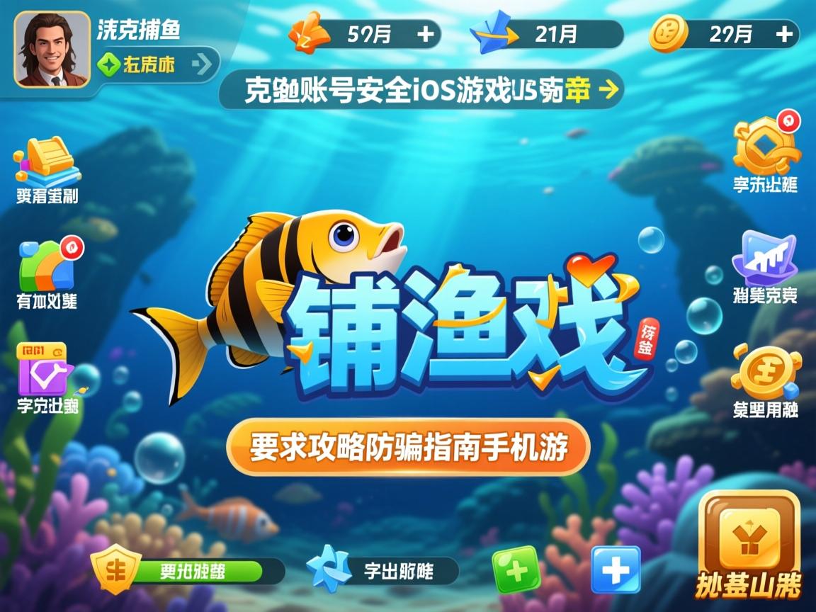 波克捕鱼游戏账号安全ios游戏攻略防骗指南手机游戏