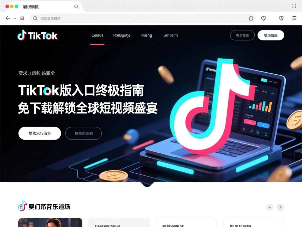 TikTok网页版入口终极指南,免下载解锁全球短视频盛宴