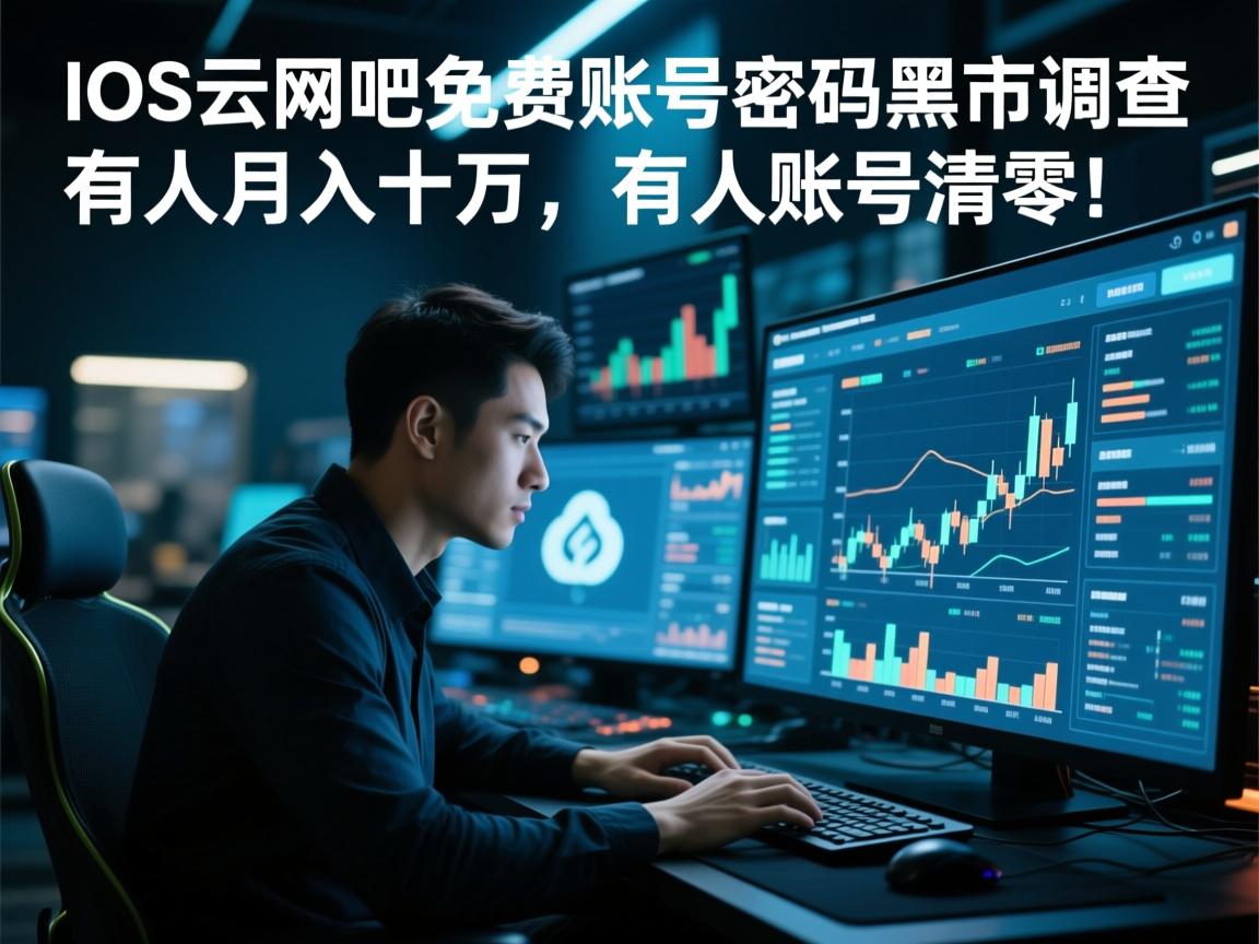 IOS云网吧免费账号密码黑市调查,有人月入十万,有人账号清零!