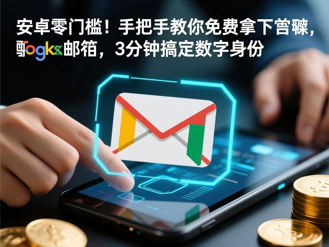 安卓零门槛!手把手教你免费拿下谷歌邮箱,3分钟搞定数字身份