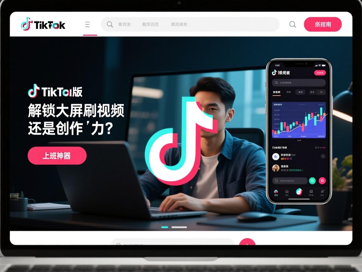 TikTok网页版,解锁大屏刷视频的终极指南,上班摸鱼神器还是创作利器?