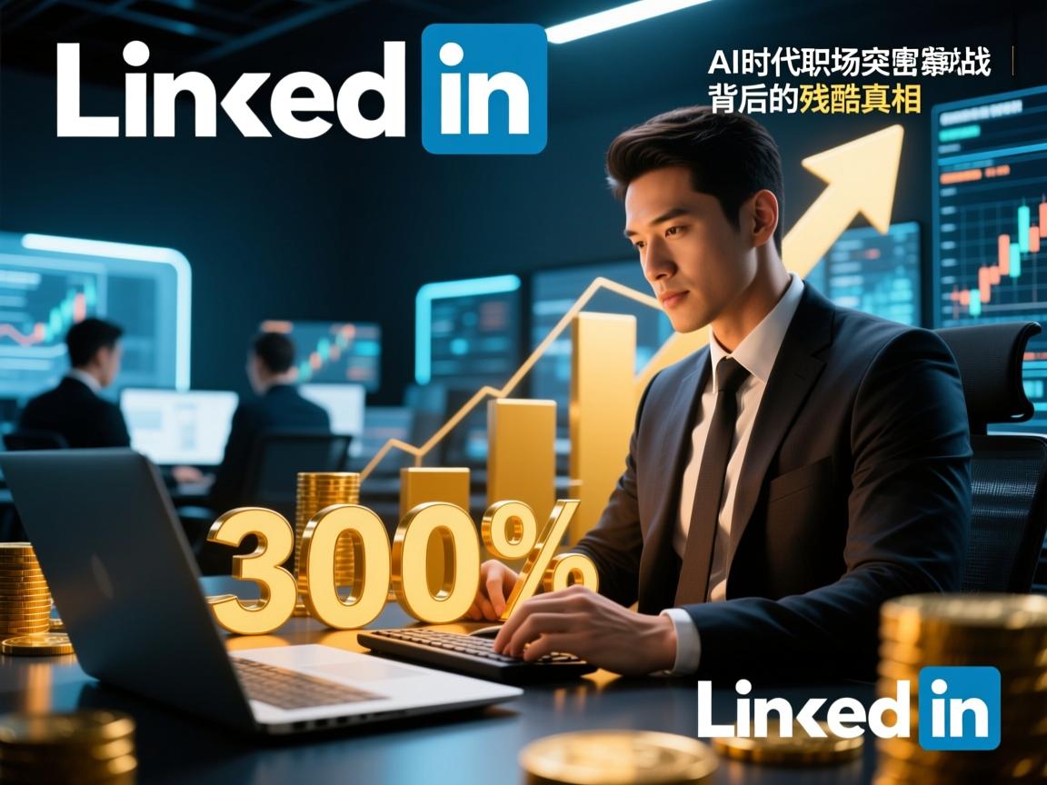 AI时代职场突围战,LinkedIn下载量暴增300%背后的残酷真相