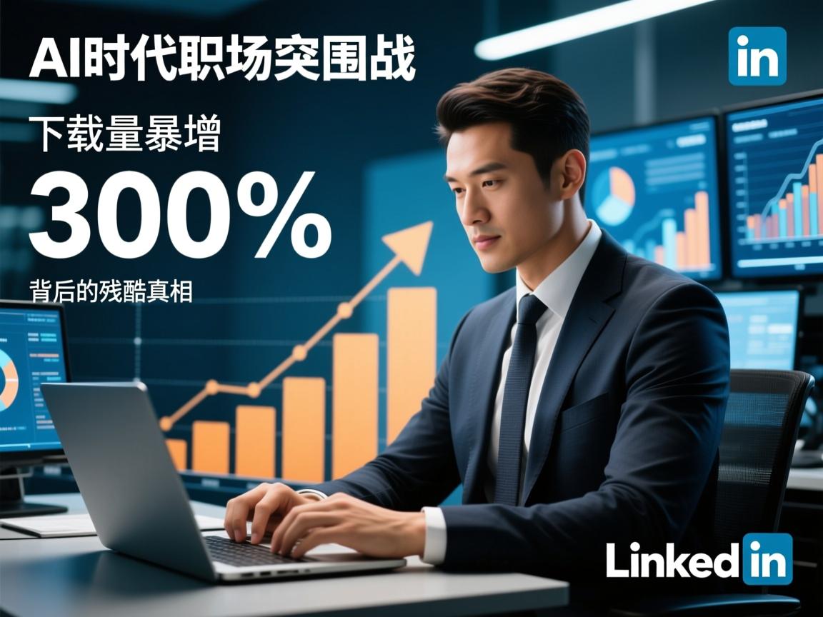 AI时代职场突围战,LinkedIn下载量暴增300%背后的残酷真相