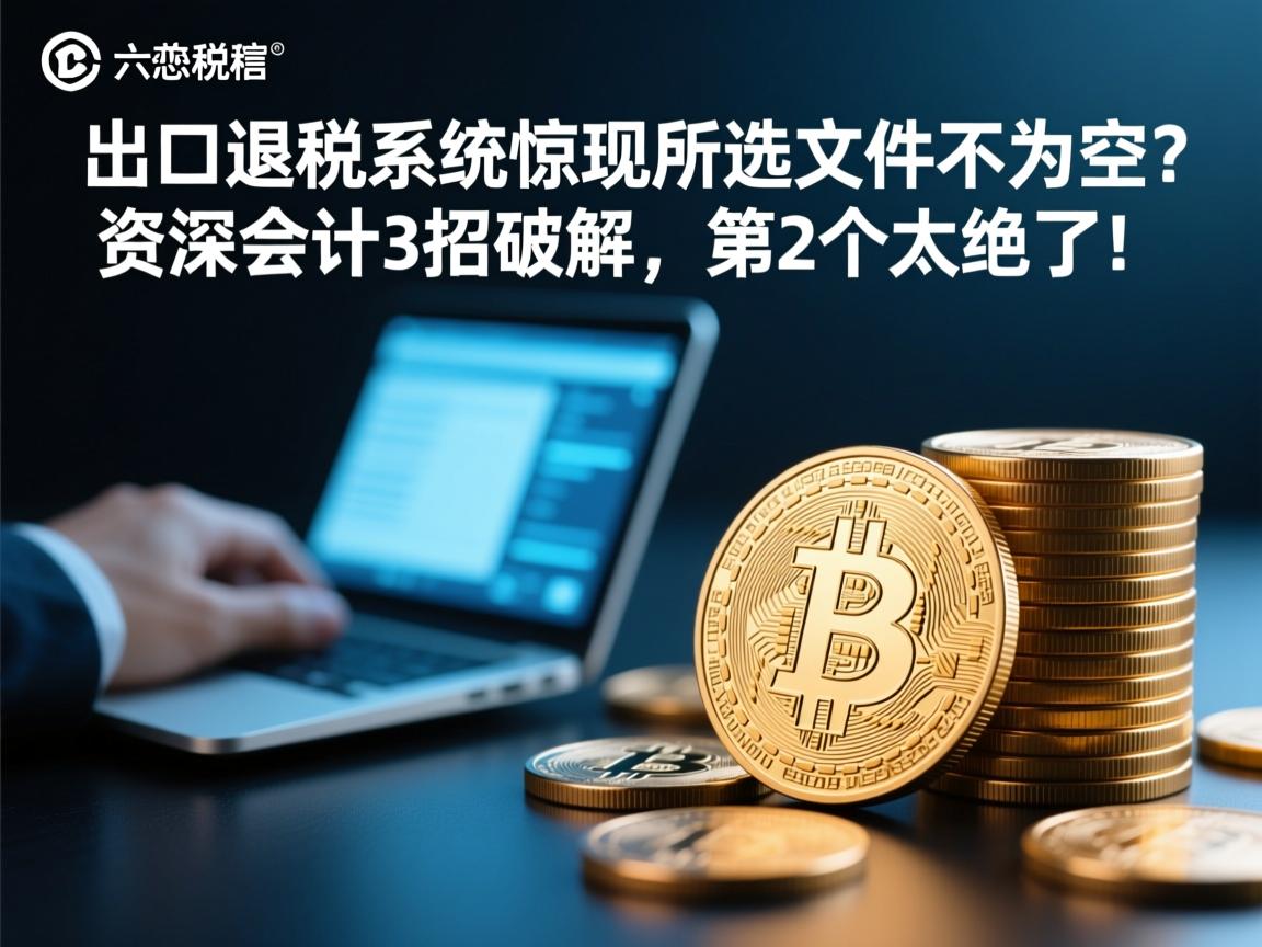 出口退税系统惊现所选文件不为空?资深会计3招破解,第2个太绝了!