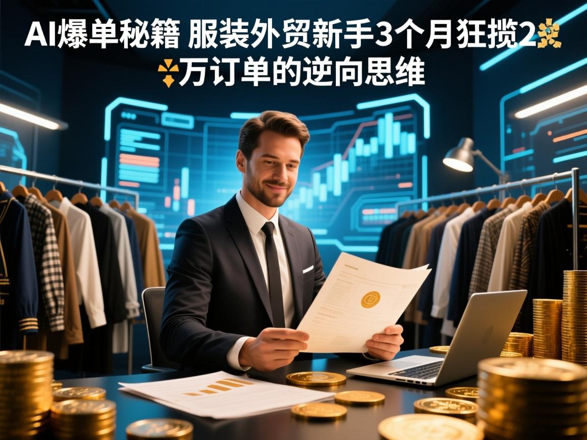 AI爆单秘籍,服装外贸新手3个月狂揽2000万订单的逆向思维