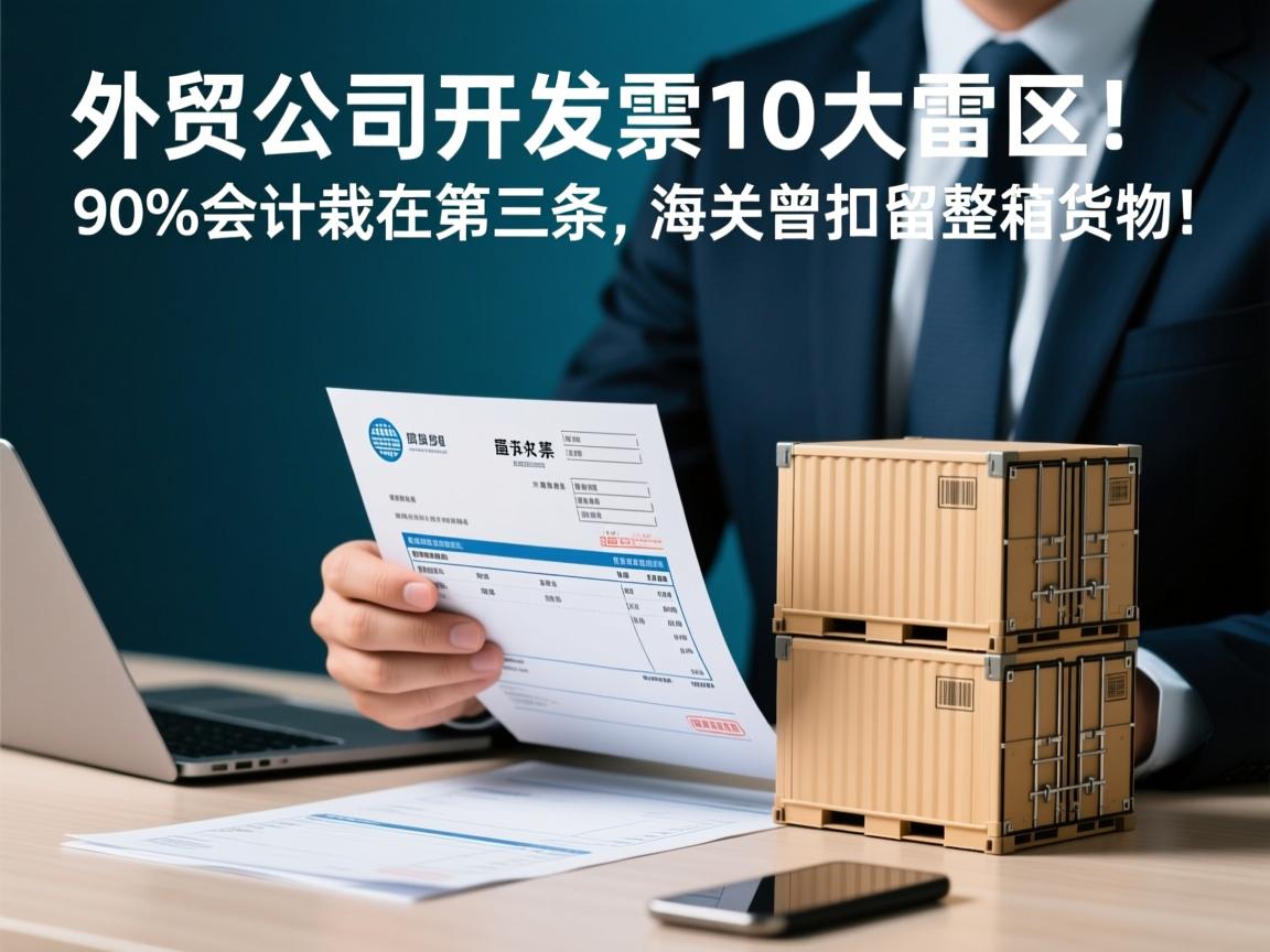 外贸公司开发票的10大雷区!90%会计栽在第三条,海关曾扣留整柜货物!