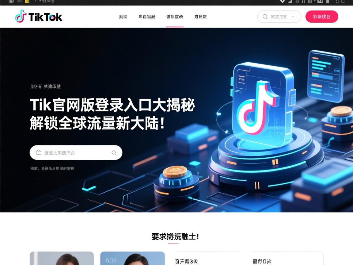 详细阅读:TikTok官网网页版登录入口大揭秘,解锁全球流量新大陆! TikTok官网网页版登录入口大揭秘,解锁全球流量新大陆!