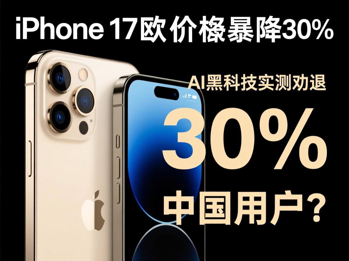 iPhone 17欧版价格暴降30%AI黑科技实测劝退中国用户？