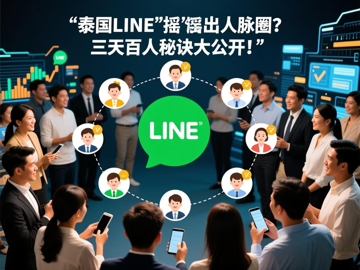 在泰国用LINE摇出人脉圈？三天百人秘诀大公开！