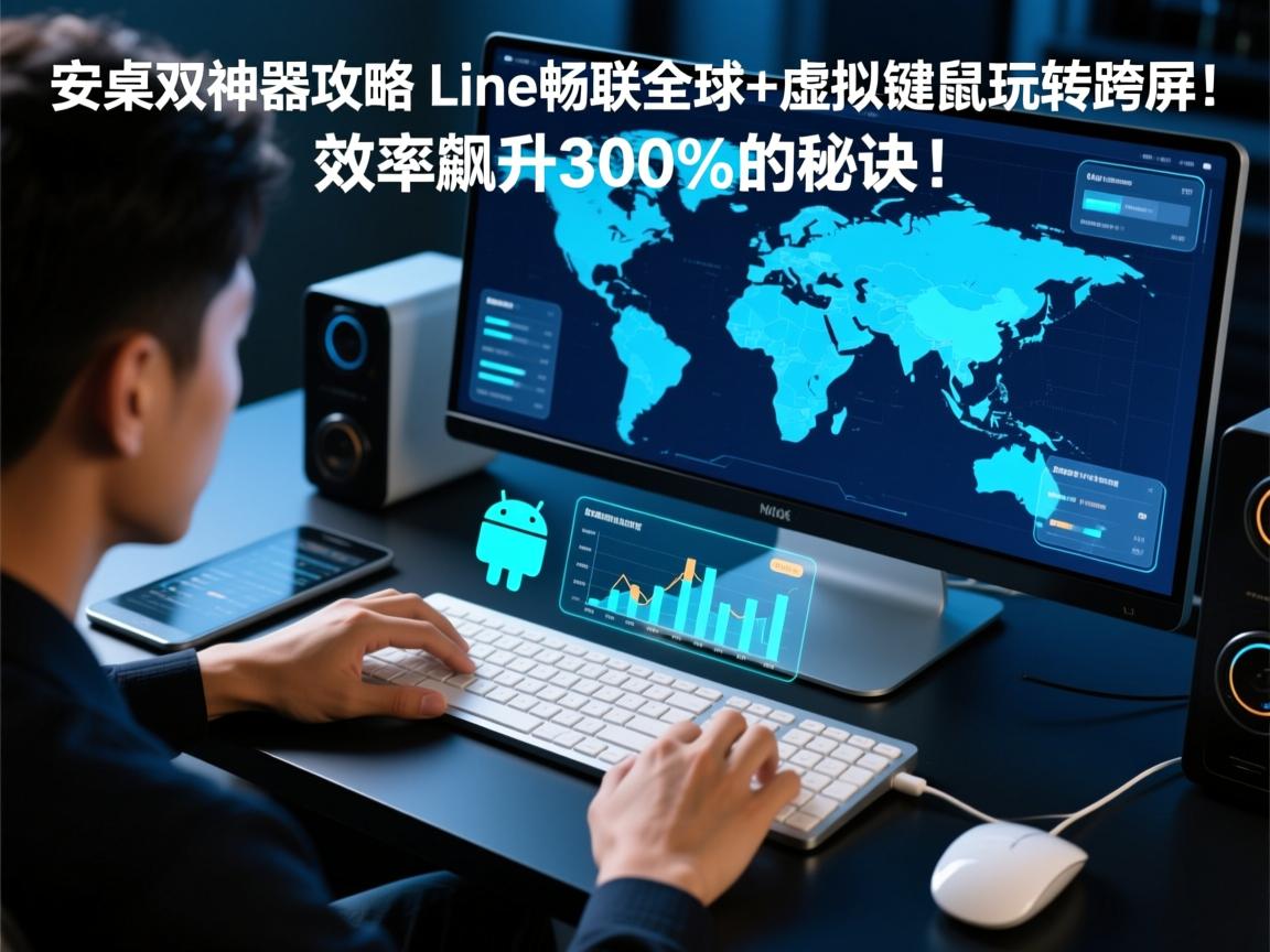 安卓双神器攻略，Line畅联全球+虚拟键鼠玩转跨屏！效率飙升300%的秘诀