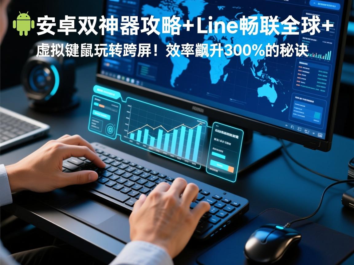 安卓双神器攻略,Line畅联全球+虚拟键鼠玩转跨屏!效率飙升300%的秘诀