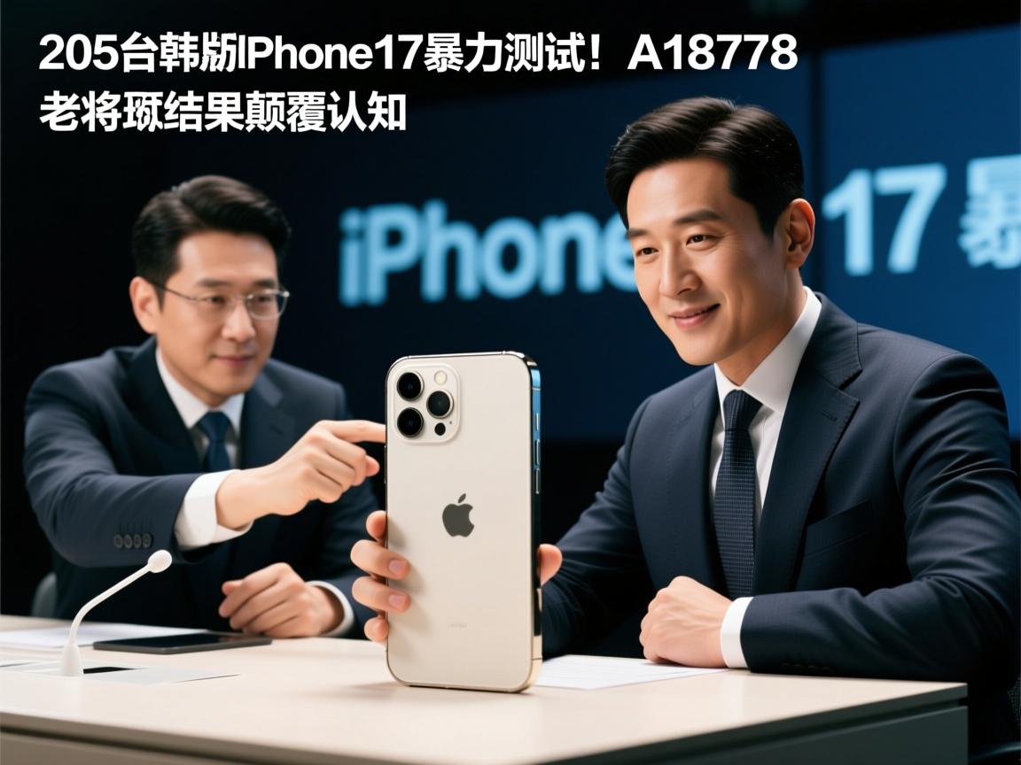205台韩版iPhone 17暴力测试!A1778老将对比,结果颠覆认知