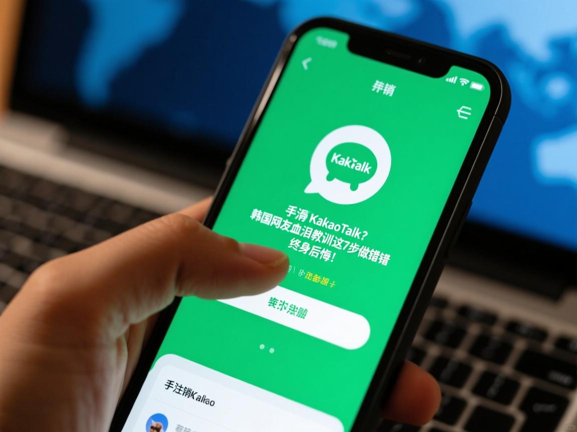 手滑注销KakaoTalk账号?韩国网友血泪教训,这7步做错终身后悔!