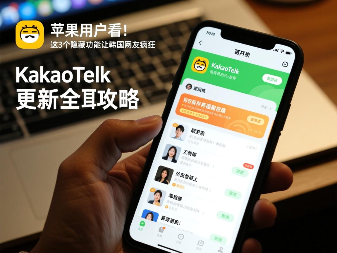 苹果用户必看!KakaoTalk更新全攻略,这3个隐藏功能让韩国网友疯狂