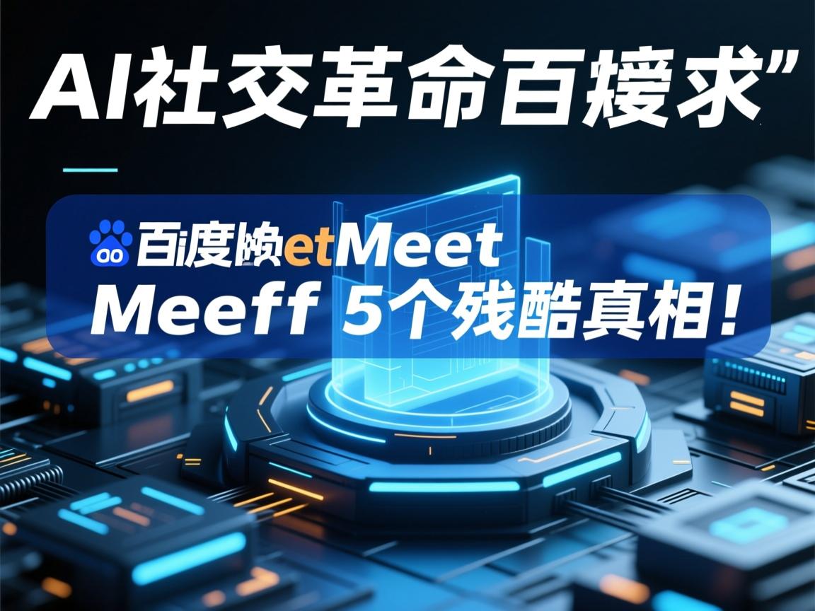 AI社交革命,百度Meet碾压Meeff的5个残酷真相!