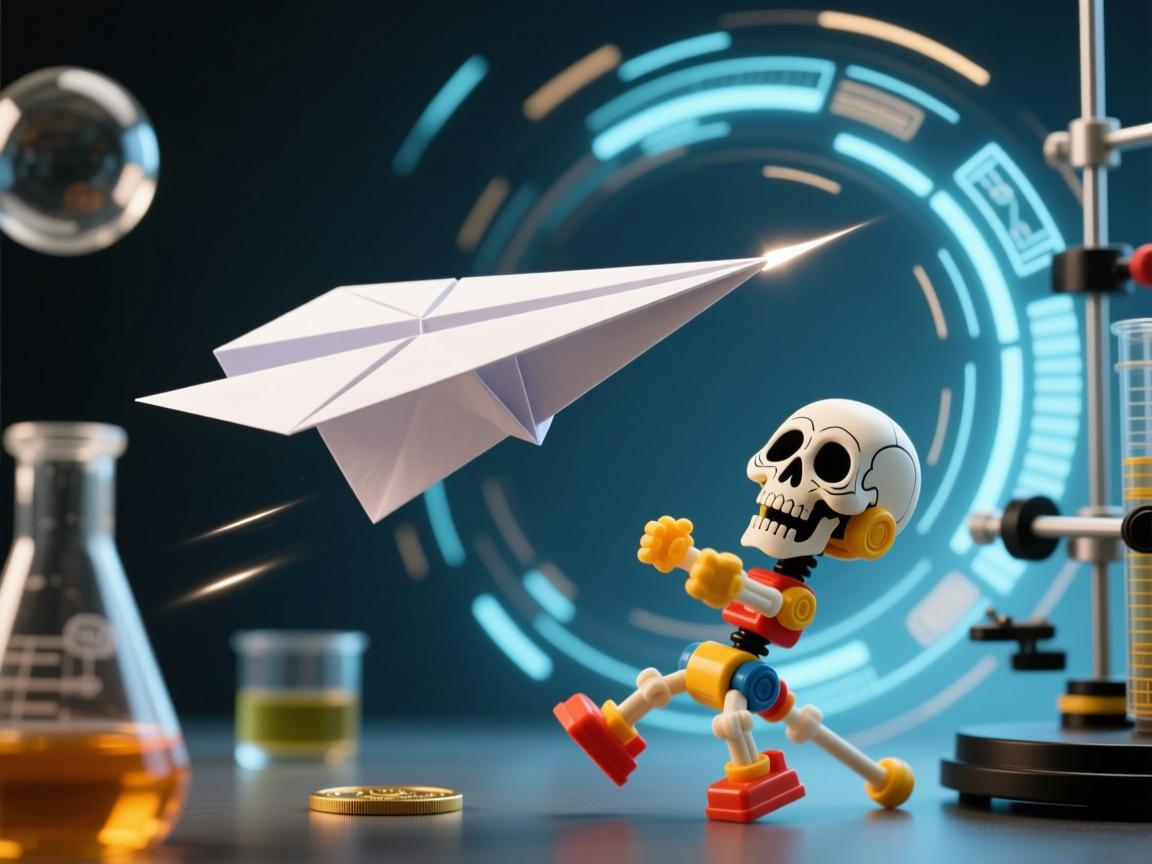 纸飞机死亡回旋,童年玩具竟成空中利刃?科学揭秘惊魂一刻!