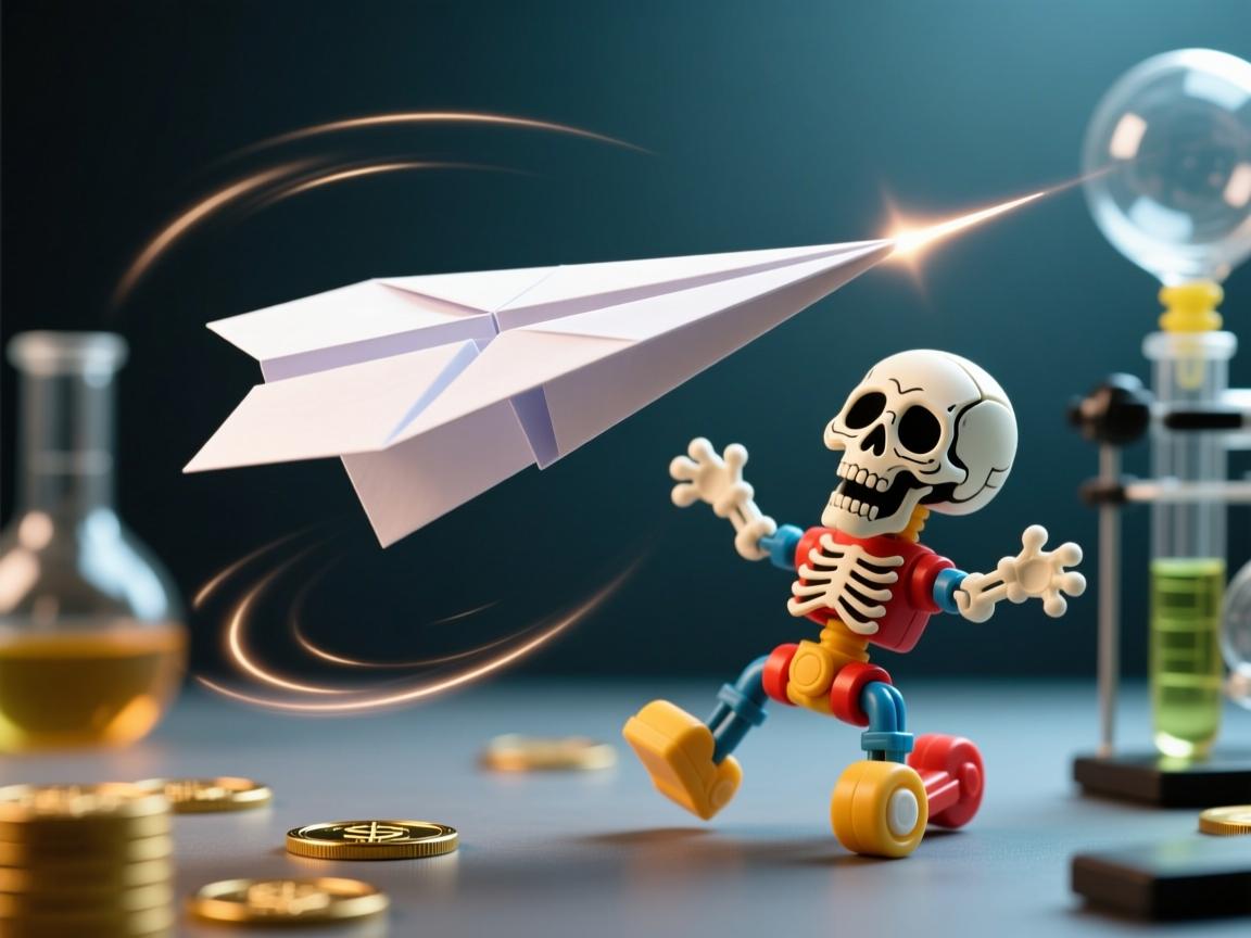 纸飞机死亡回旋,童年玩具竟成空中利刃?科学揭秘惊魂一刻!