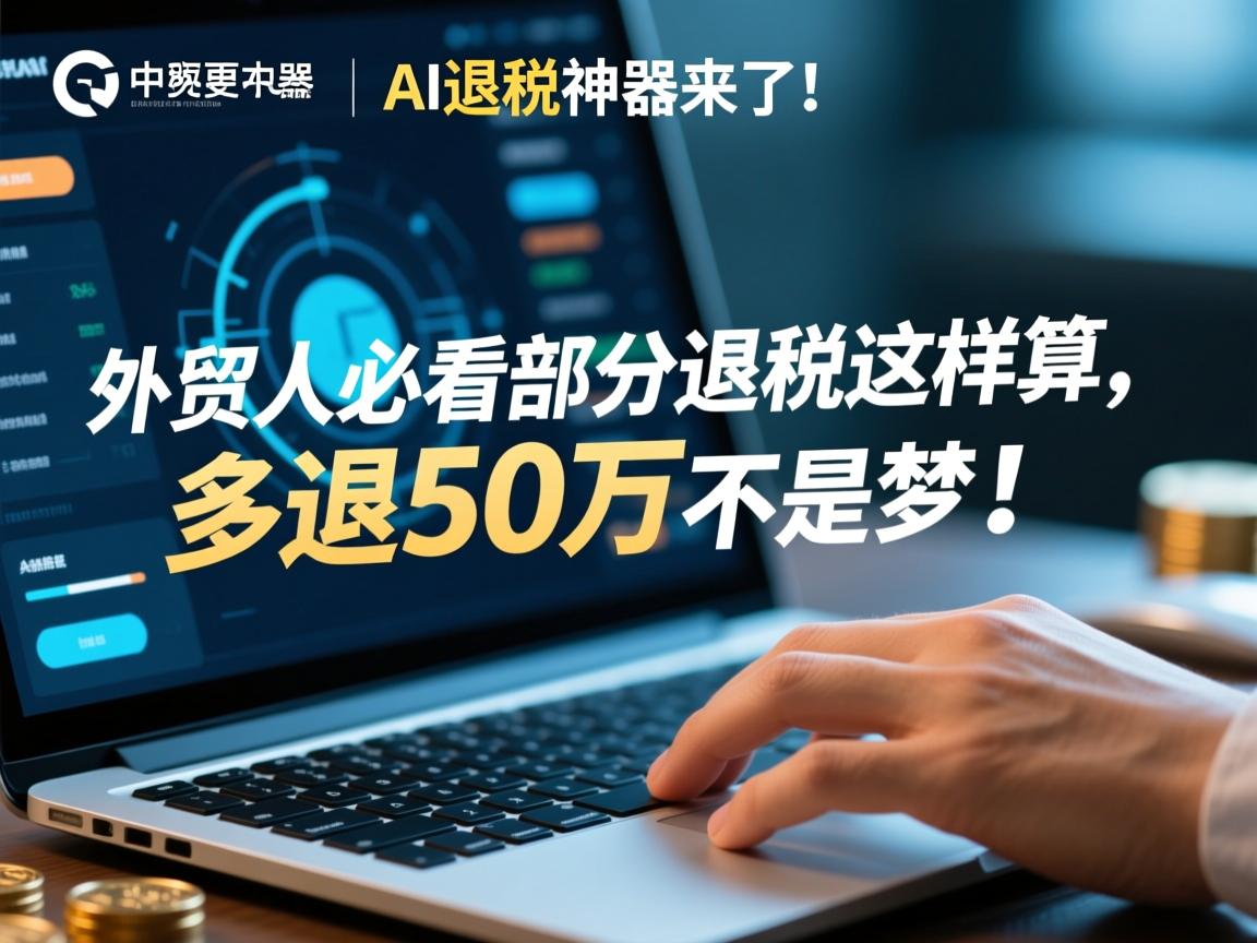 AI退税神器来了！外贸人必看，部分退税这样算，多退50万不是梦！