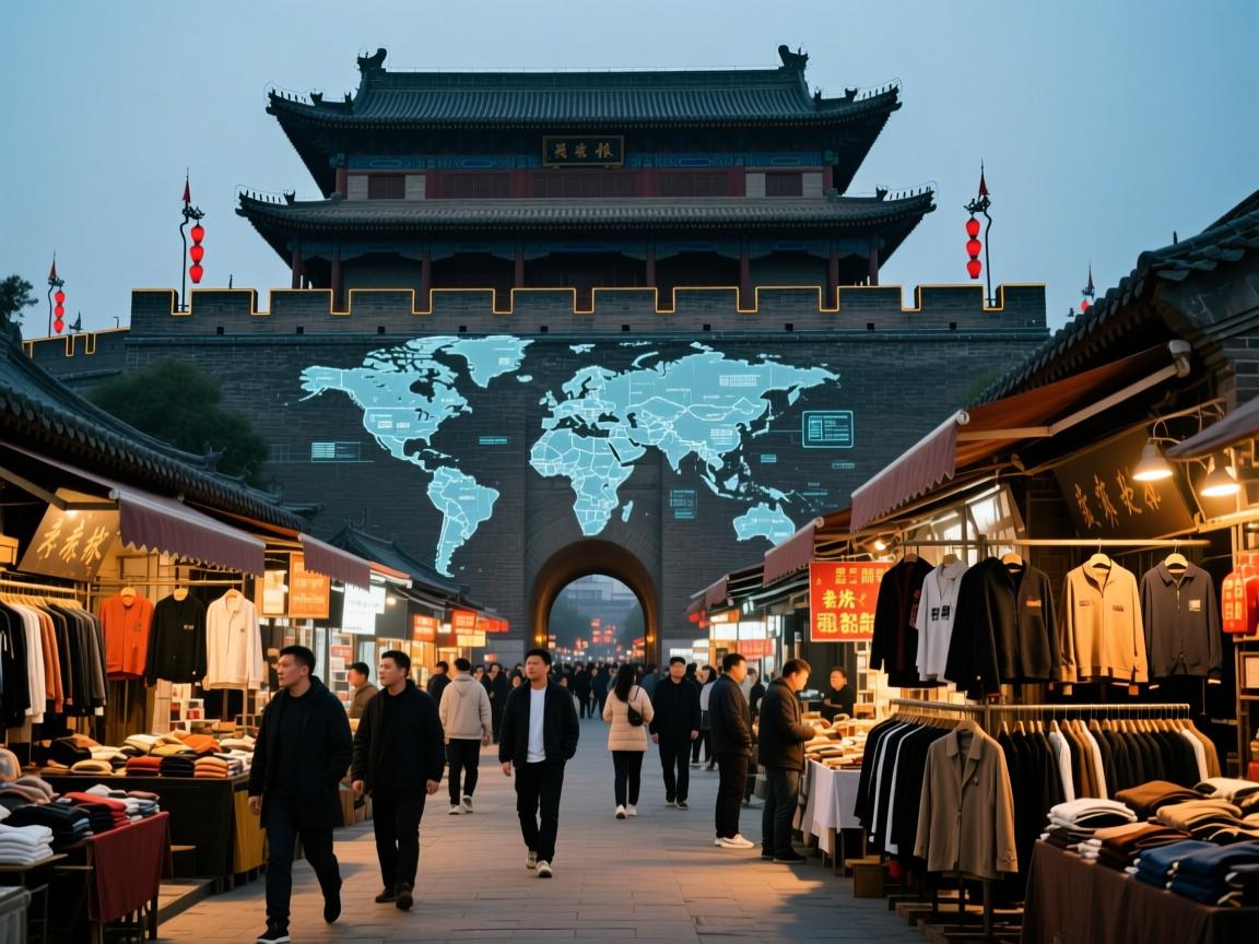 西安城墙根下的洋货江湖！外贸男装老炮私藏地图流出🔥