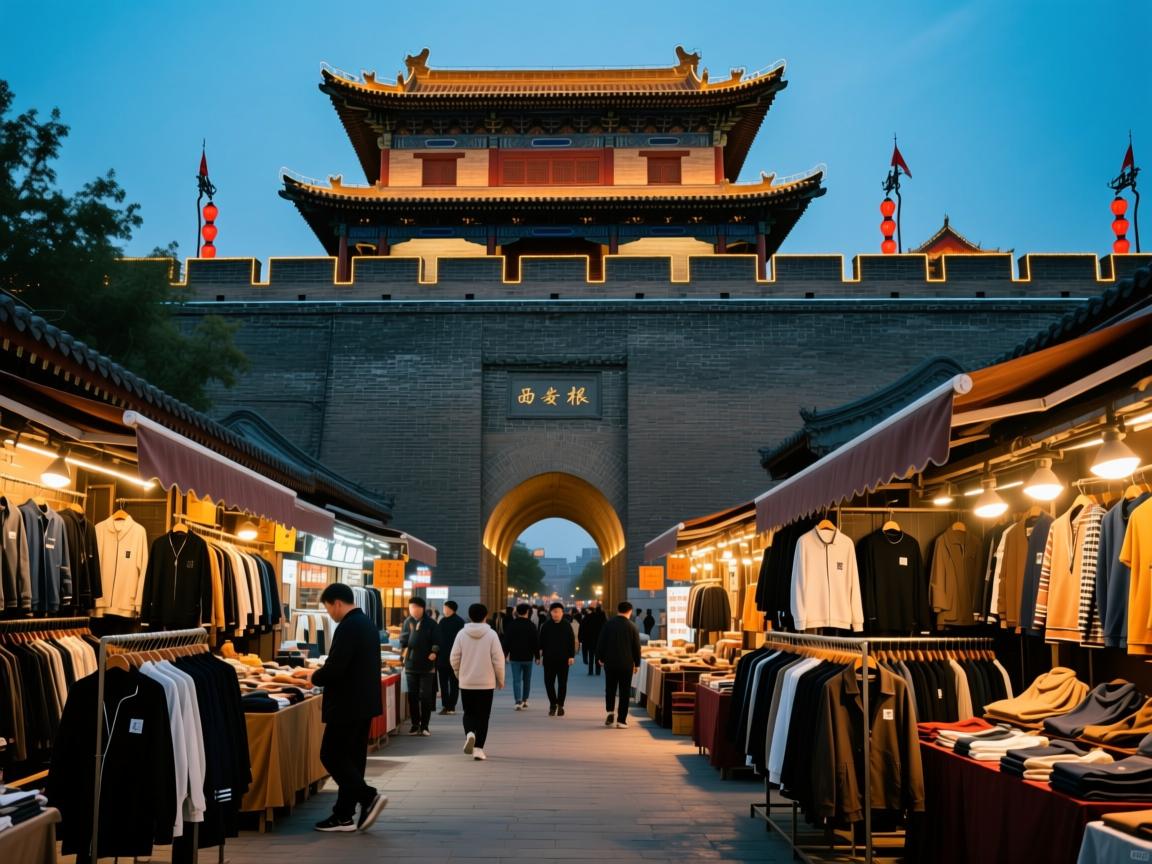 西安城墙根下的洋货江湖!外贸男装老炮私藏地图流出🔥