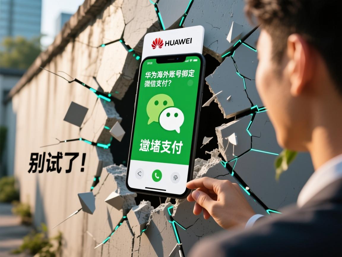 华为海外账号绑定微信支付?别试了!这堵墙根本撞不破!