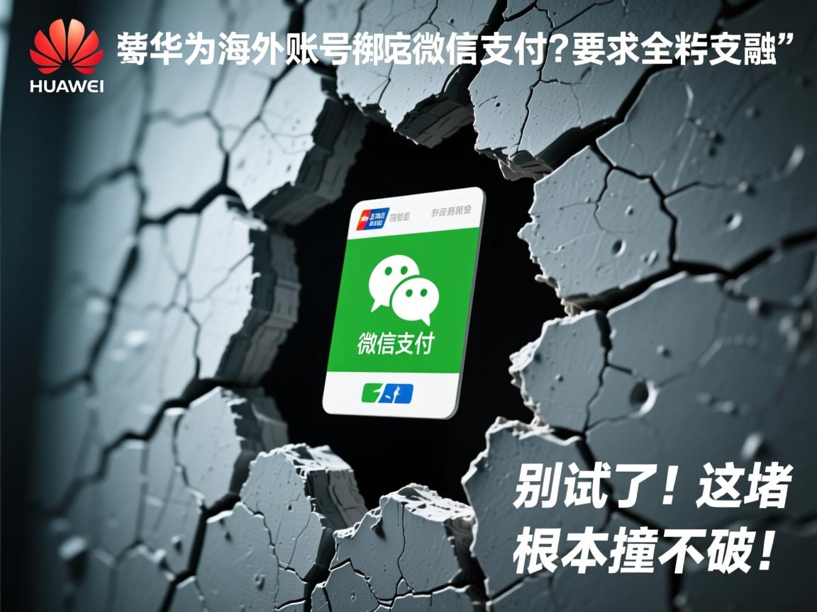 华为海外账号绑定微信支付?别试了!这堵墙根本撞不破!