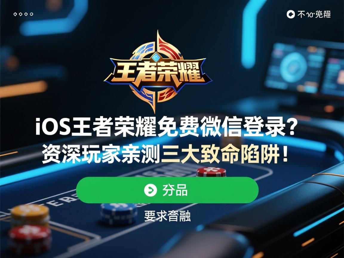 iOS王者荣耀免费微信登录?资深玩家亲测三大致命陷阱!