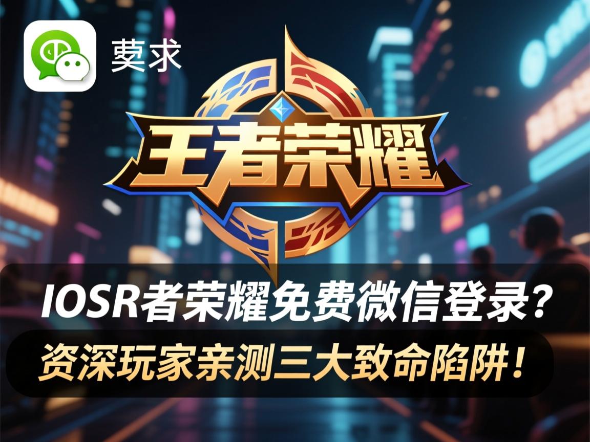 iOS王者荣耀免费微信登录?资深玩家亲测三大致命陷阱!