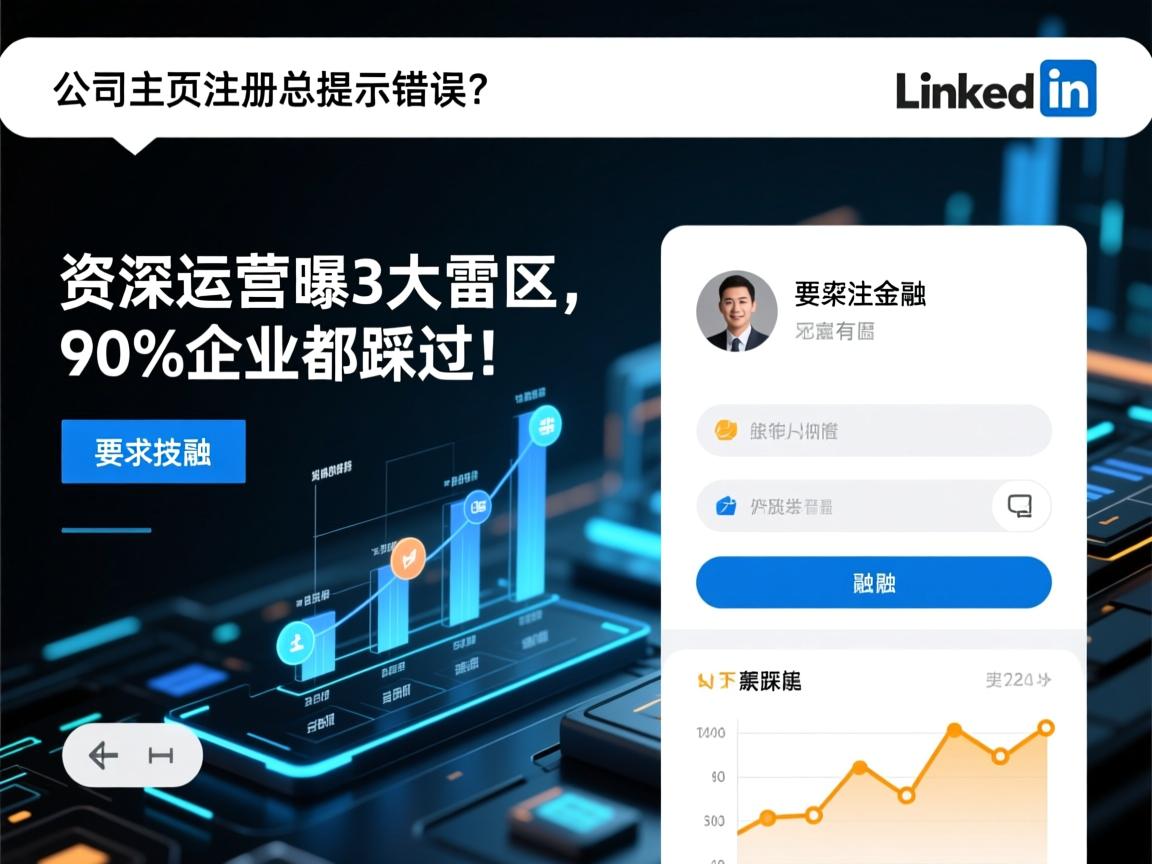 LinkedIn公司主页注册总提示名称错误？资深运营曝3大雷区，90%企业都踩过！