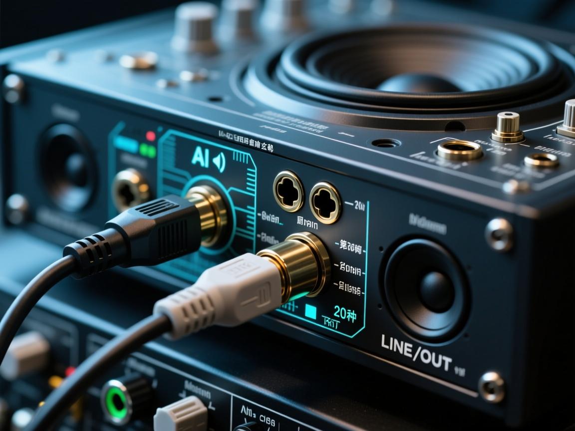 🔊AI解码音响玄机，LINE IN/OUT接口的20种神操作，第5种让专业音响师都跪了！