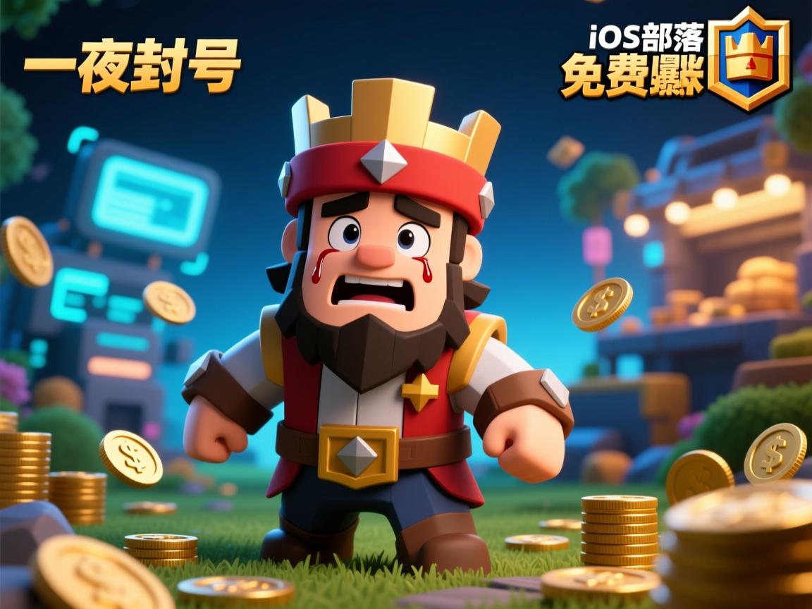 iOS部落冲突免费账号黑市曝光!玩家一夜封号血泪史,这些雷区千万别踩