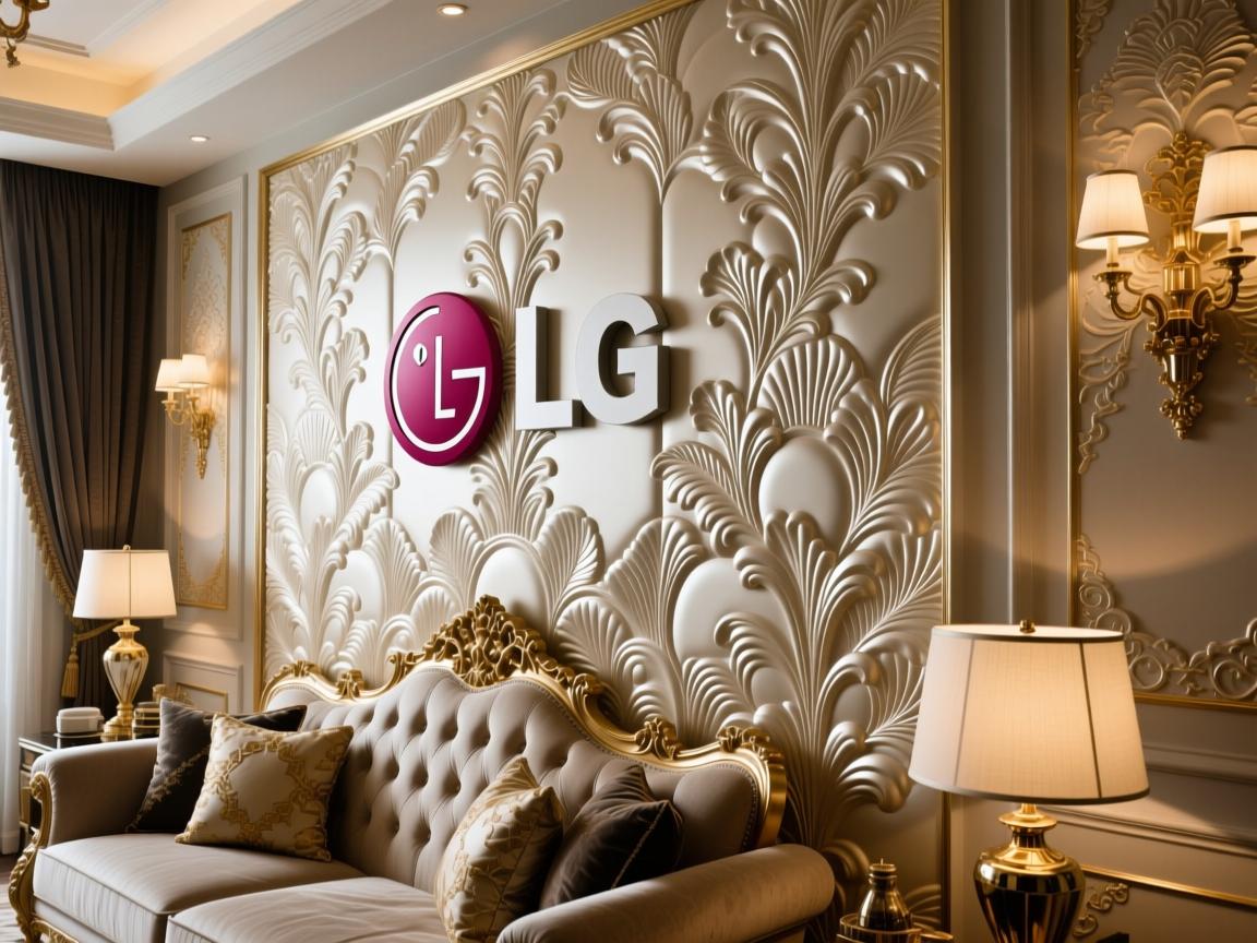 LG原装进口壁纸,3D深压浮雕技术,重新定义家居奢华墙面艺术!